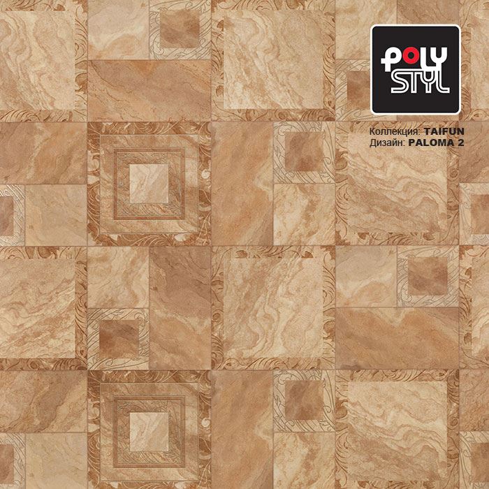 Линолеум бытовой "Polystyl" Taifun Paloma 2 (3,5м) — купить в Великом Новгороде