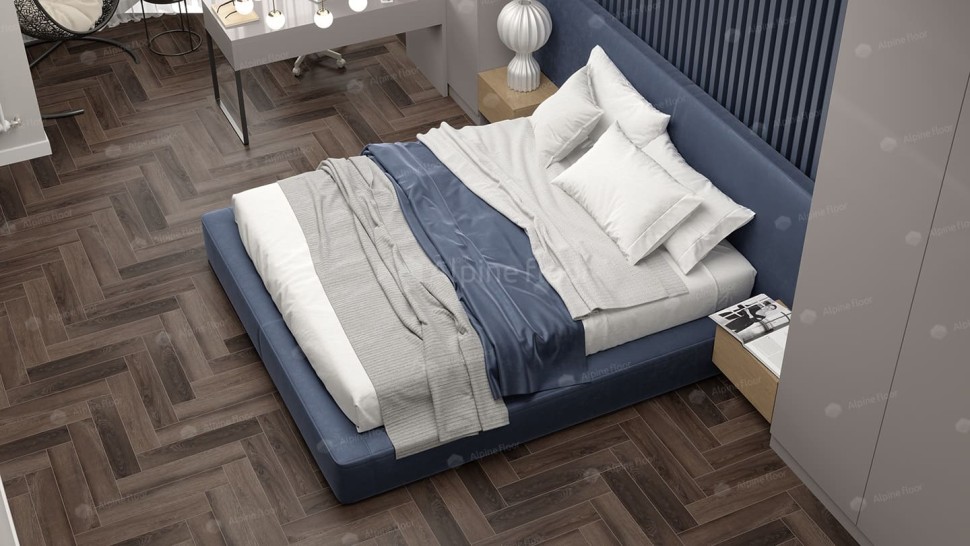 Виниловая плитка "Alpine Floor" Parquet LVT Фафнир (590*118*2,5 мм) — купить в Великом Новгороде