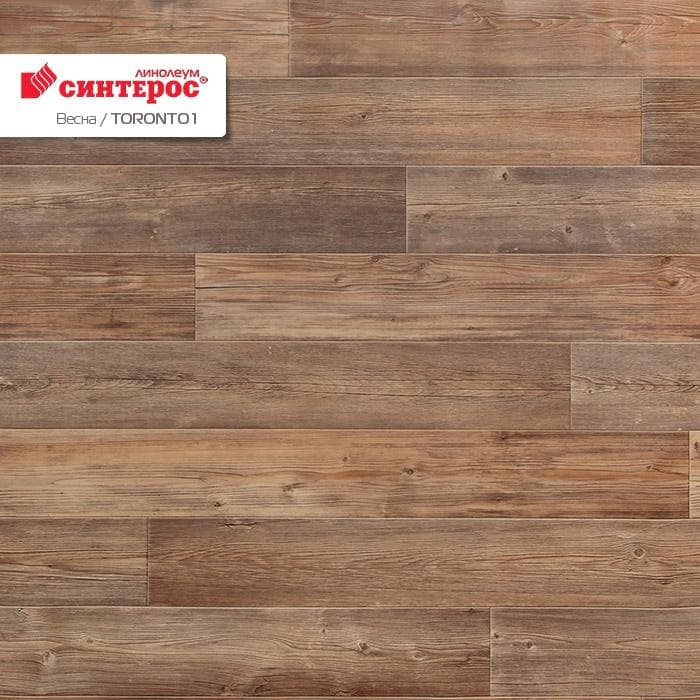 Линолеум бытовой "Синтерос" Весна Toronto 1 (1,5м) — купить в Великом Новгороде