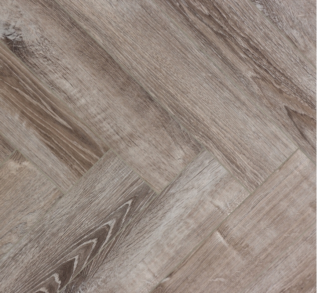 Виниловый ламинат SPC "Cronafloor" Herringbone Дуб Тулон (640*128*4,5 мм) — купить в Великом Новгороде
