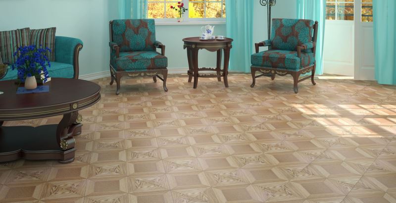 Ламинат "Profield" Parkett Коллаж светлый (1200*400*8) — купить в Великом Новгороде