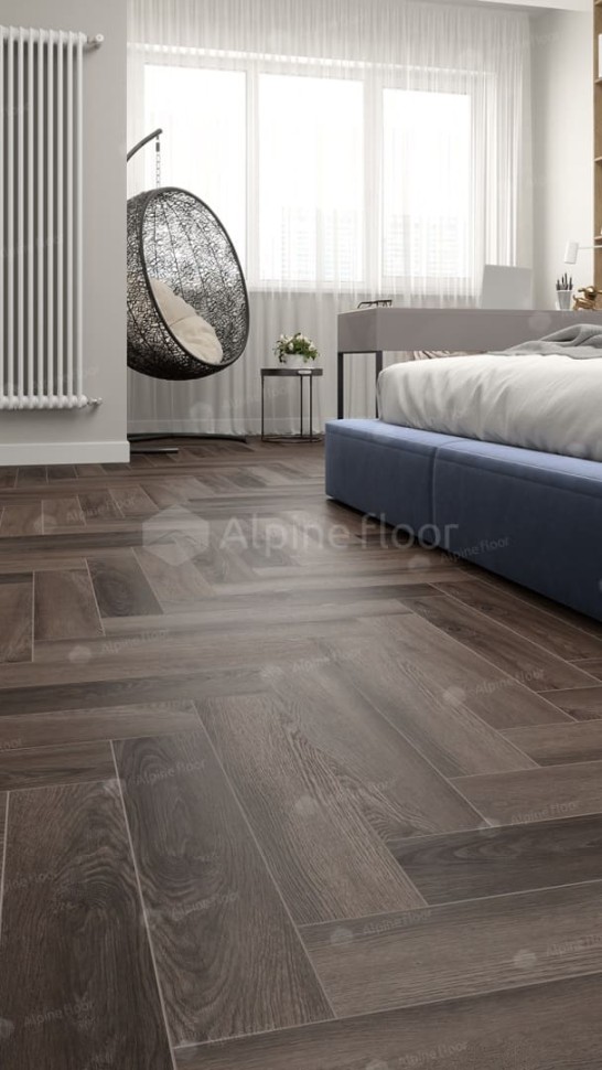 Виниловая плитка "Alpine Floor" Parquet LVT Фафнир (590*118*2,5 мм) — купить в Великом Новгороде