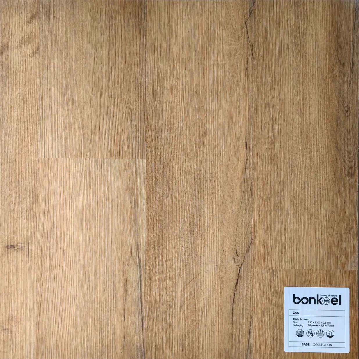 Плитка ПВХ "Bonkeel" Base New 344 (1220*150*3,5 мм) — купить в Великом Новгороде