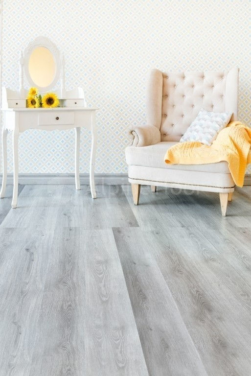 Кварцвиниловая плитка "Alpine Floor" Дуб Пепельный  (1219*184*2мм) — купить в Великом Новгороде