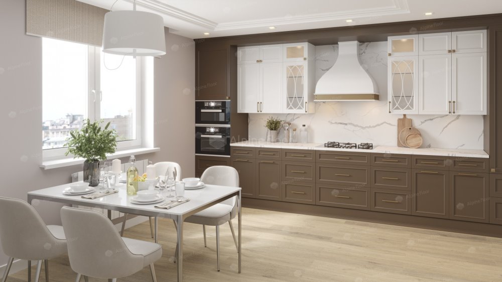 SPC Ламинат "Alpine Floor" Дуб капучино (1524*180*8 мм) — купить в Великом Новгороде