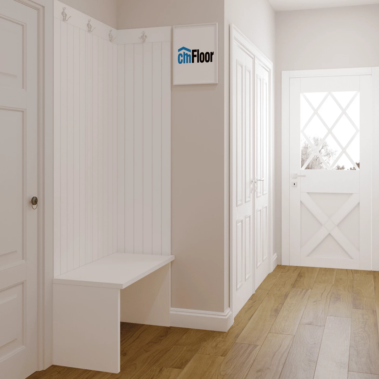 SPC плитка для пола Орех Американский (1220*180*4 мм) — купить в Великом Новгороде