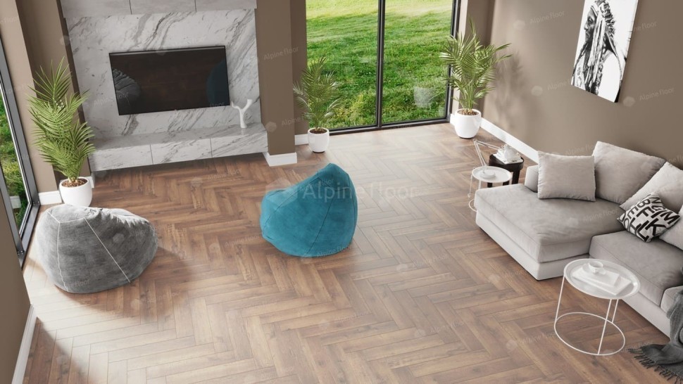 Виниловая плитка "Alpine Floor" Parquet LVT Дуб Royal (590*118*2,5 мм) — купить в Великом Новгороде