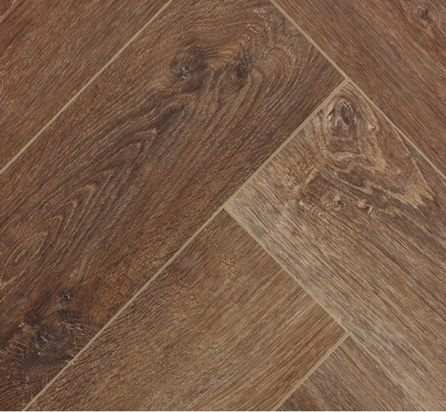 Виниловый ламинат SPC "Cronafloor" Herringbone Дуб Тулуза (640*128*4,5 мм) — купить в Великом Новгороде