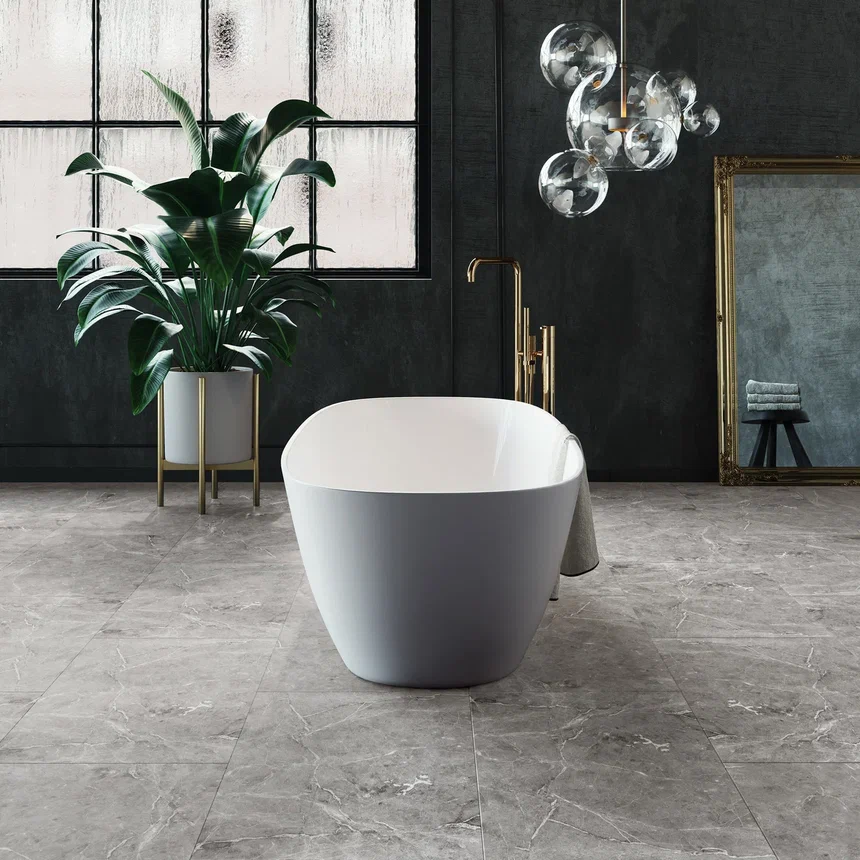 Кварцвиниловая плитка "Invictus" Hudson Stone Silver (914*457*2,5мм) — купить в Великом Новгороде