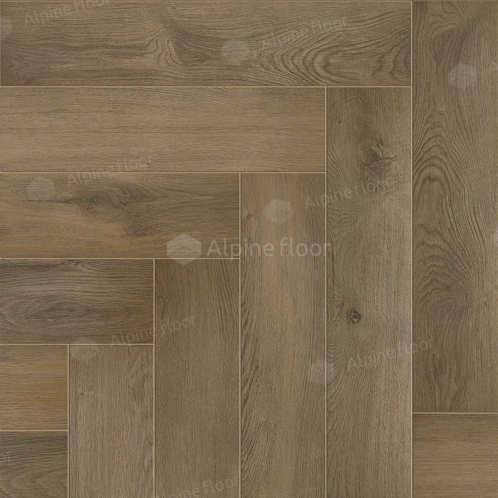 Виниловая плитка "Alpine Floor" Parquet LVT Дуб Насыщенный (590*118*2,5 мм) — купить в Великом Новгороде
