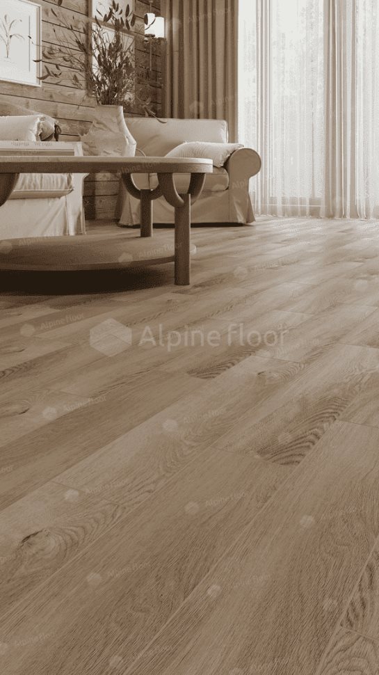 Виниловый ламинат "Alpine Floor" Parquet Light Дуб Синистра (600*125*4 мм) — купить в Великом Новгороде