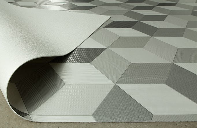 Линолеум бытовой "IVC" Bingo Cubes 83 (3м) — купить в Великом Новгороде