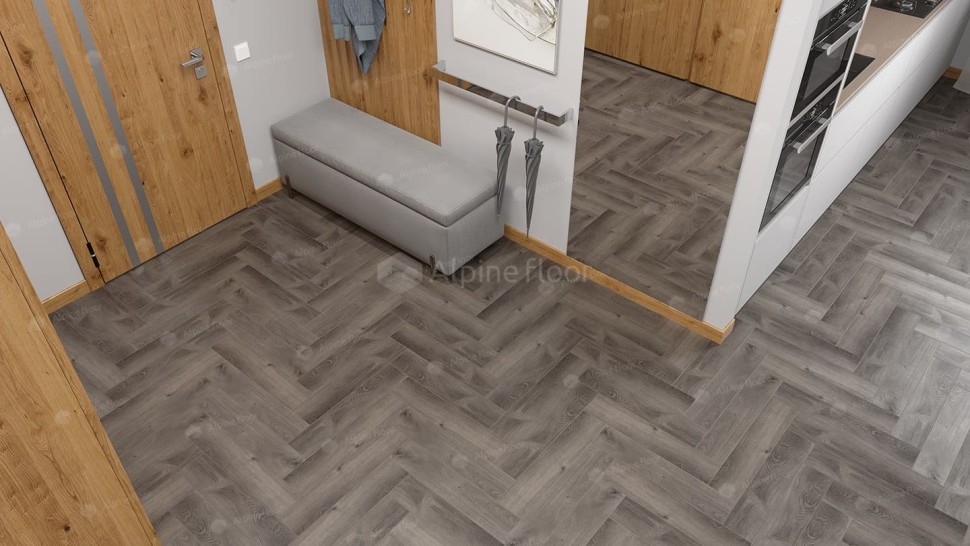 Виниловая плитка "Alpine Floor" Parquet LVT Дуб Мерга (590*118*2,5 мм) — купить в Великом Новгороде