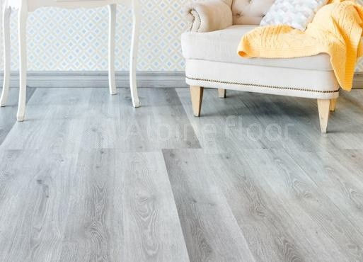 Кварцвиниловая плитка "Alpine Floor" Дуб Пепельный  (1219*184*2мм) — купить в Великом Новгороде