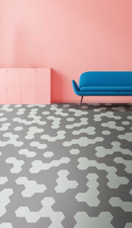 Виниловая плитка "Moduleo" Moods Hexagon 339 (226,32*196*2,5 мм) — купить в Великом Новгороде