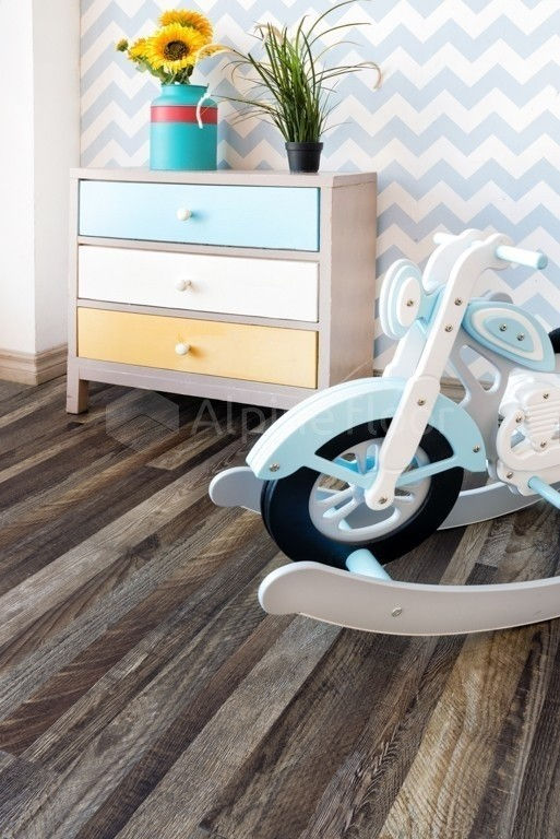 Кварцвиниловая плитка "Alpine Floor" Орех Состаренный (1219*184*3мм) — купить в Великом Новгороде