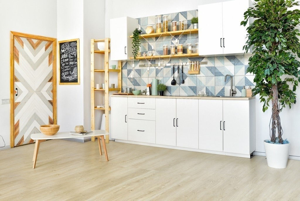 Замковая ПВХ плитка Секвойя Медовая  (1219*184*3,2мм) — купить в Великом Новгороде