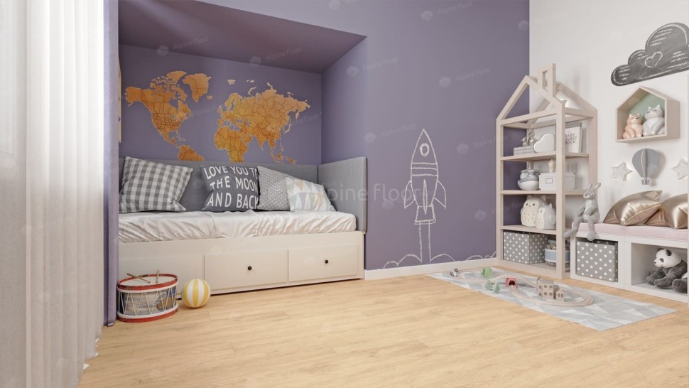 Виниловый ламинат "Alpine Floor" Classic Light MC Дуб Ваниль Селект (1220*183*3,5 мм) — купить в Великом Новгороде