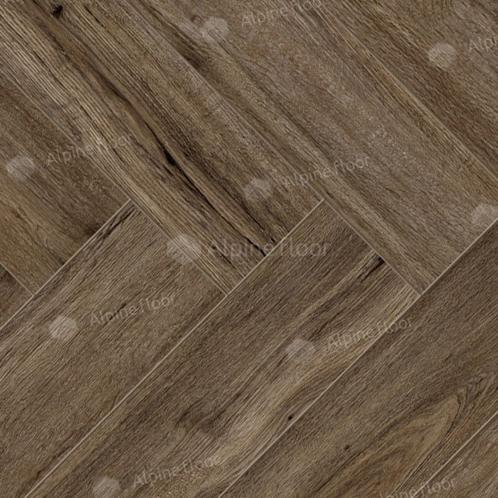 Ламинат "Alpine Floor" Herringbone Дуб Бордо (606*101*8 мм) — купить в Великом Новгороде