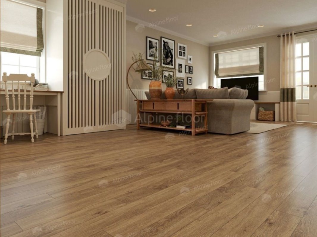SPC Ламинат "Alpine Floor" Grand Sequoia Village Макадамия (1220*125*4 мм) — купить в Великом Новгороде