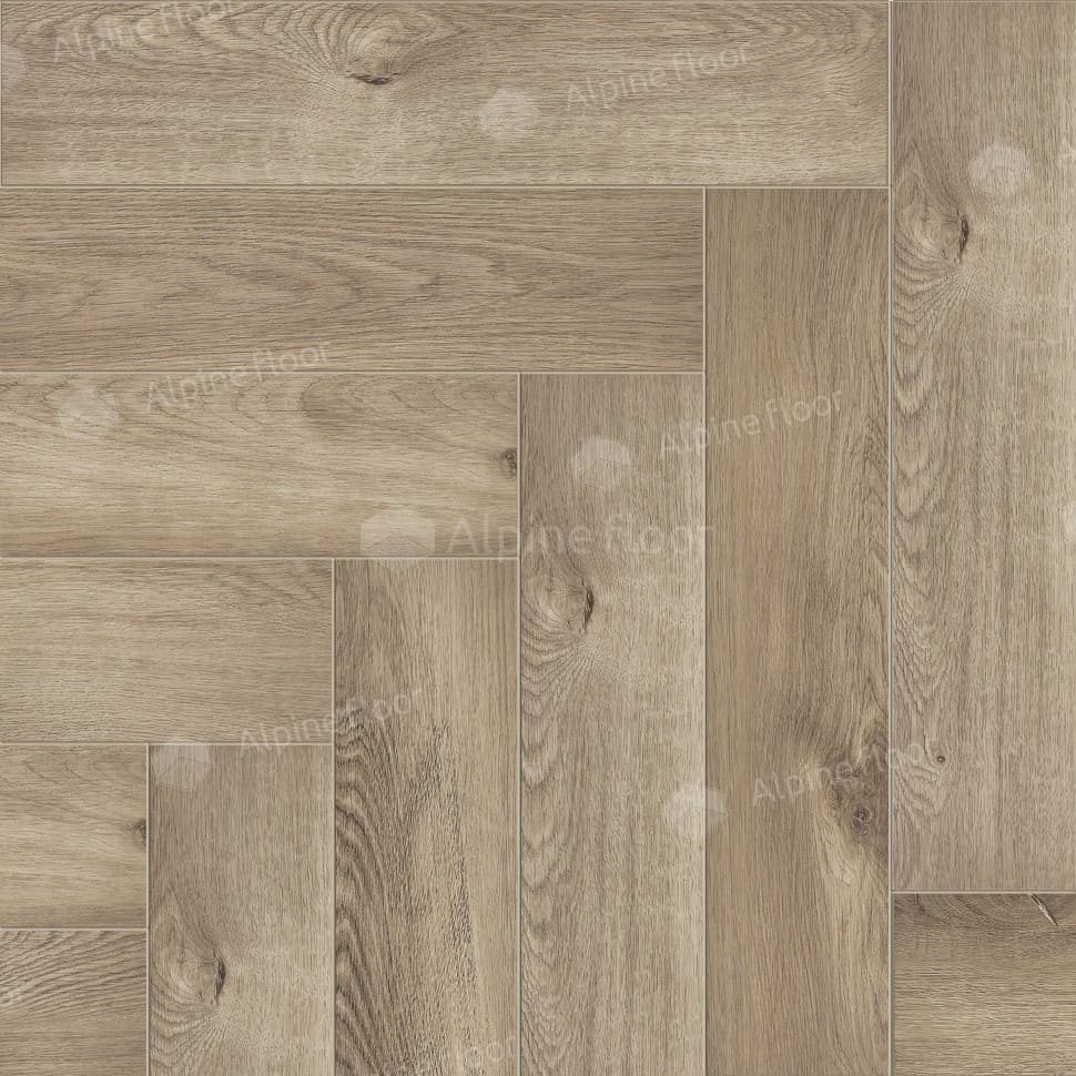 Виниловая плитка "Alpine Floor" Parquet LVT Дуб Натуральный Отбеленный (590*118*2,5 мм) — купить в Великом Новгороде