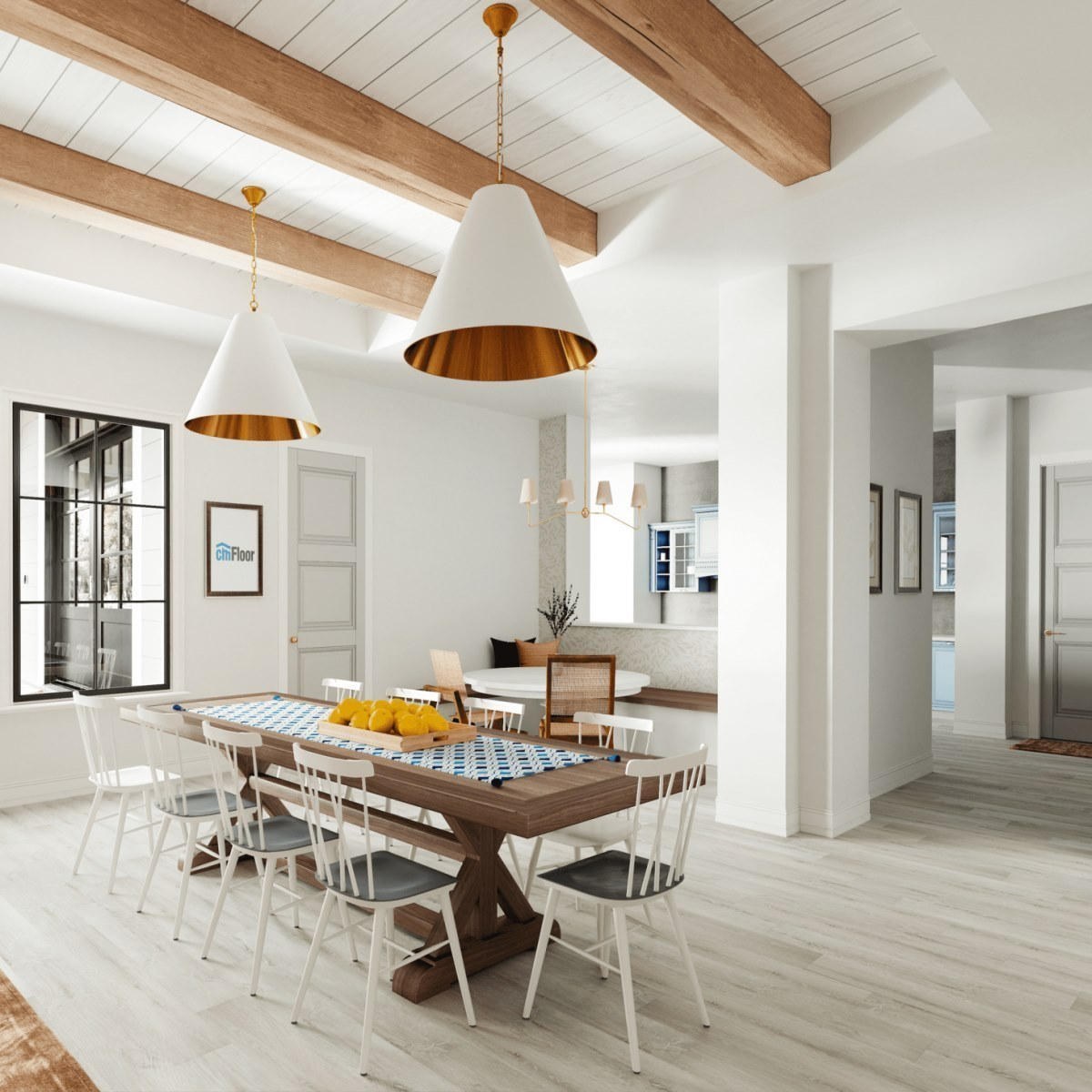 Виниловое напольное покрытие ScandiWood 05 Дуб Ледяной (180*1220*5 мм) — купить в Великом Новгороде