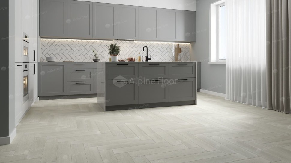 Виниловая плитка "Alpine Floor" Parquet LVT Зимний Лес (590*118*2,5 мм) — купить в Великом Новгороде