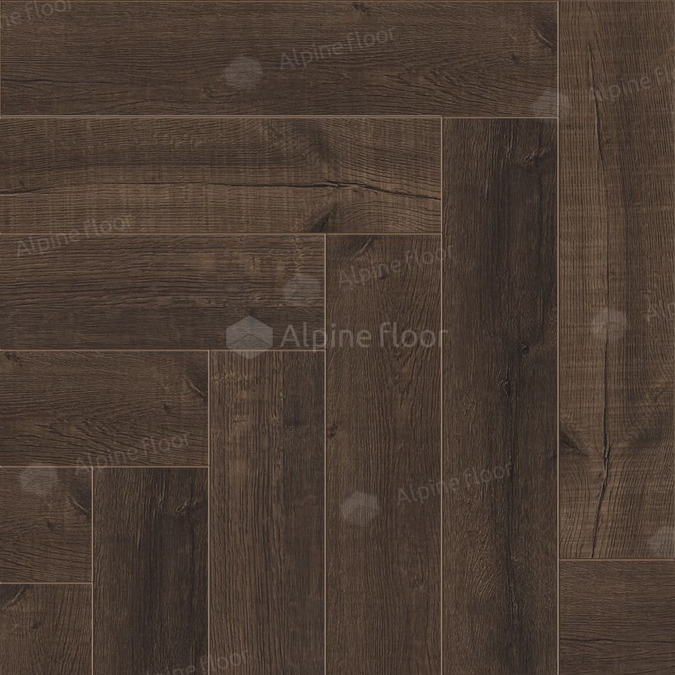 Виниловая плитка "Alpine Floor" Parquet LVT Дуб Альферац (590*118*2,5 мм) — купить в Великом Новгороде