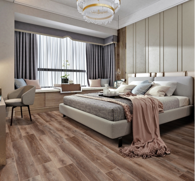 SPC ламинат "CronaFloor" Wood 4V Дуб Охрид (1200*180*4 мм) — купить в Великом Новгороде