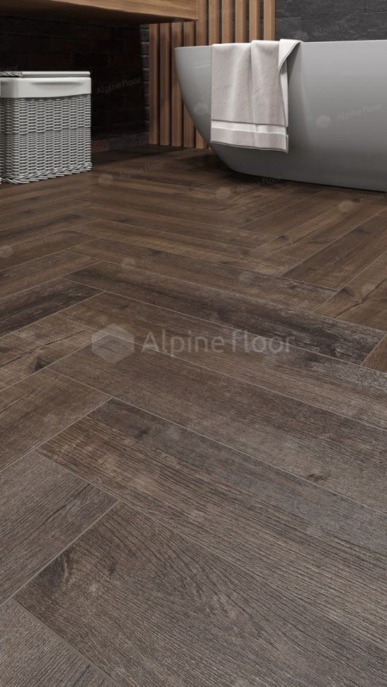 Виниловая плитка "Alpine Floor" Parquet LVT Дуб Альферац (590*118*2,5 мм) — купить в Великом Новгороде
