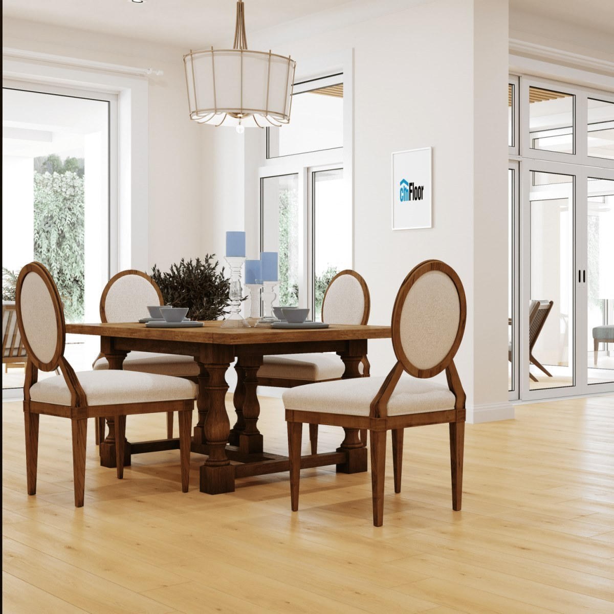 Виниловое напольное покрытие ScandiWood 09 Дуб Орегон (180*1220*5 мм) — купить в Великом Новгороде