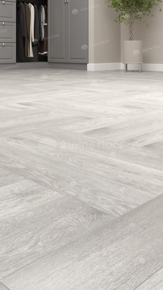 Виниловая плитка "Alpine Floor" Parquet LVT Дуб Полис (590*118*2,5 мм) — купить в Великом Новгороде
