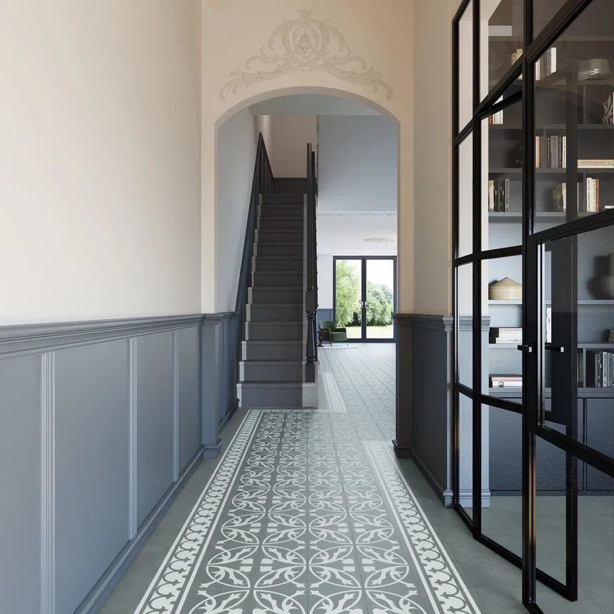 Кварцвиниловая плитка "Invictus" Victorian Deco Smoke (229*229*2,5мм) — купить в Великом Новгороде