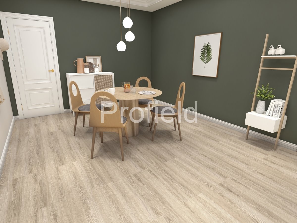 HSPC ламинат "Profield" Дуб Светлый (1200*228*5,5 мм) — купить в Великом Новгороде
