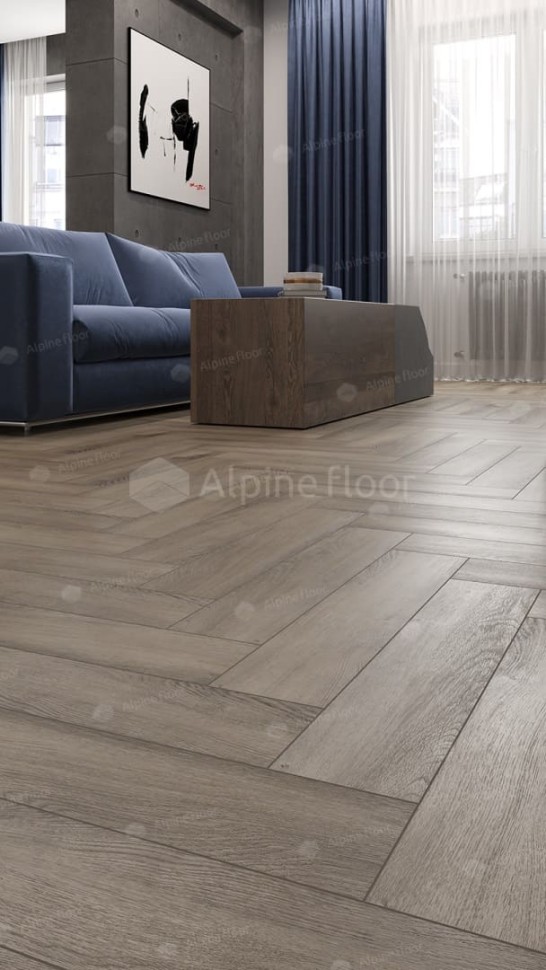 Виниловая плитка "Alpine Floor" Parquet LVT Дуб Исида (590*118*2,5 мм) — купить в Великом Новгороде