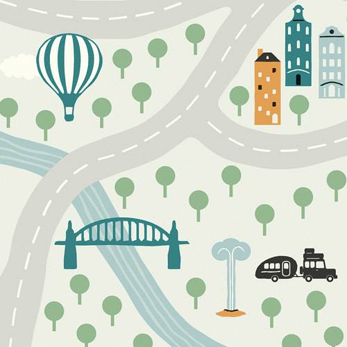 Линолеум бытовой "IVC" Neo Karta 82 (3м) — купить в Великом Новгороде