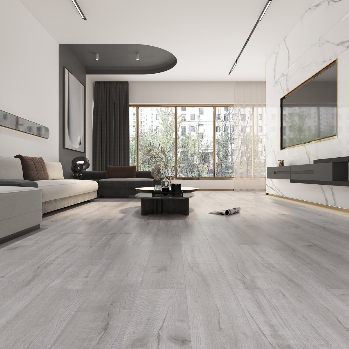 SPC ламинат "OneFloor" ЕСО 5050 (4V фаска) (1220*184*4 мм) — купить в Великом Новгороде