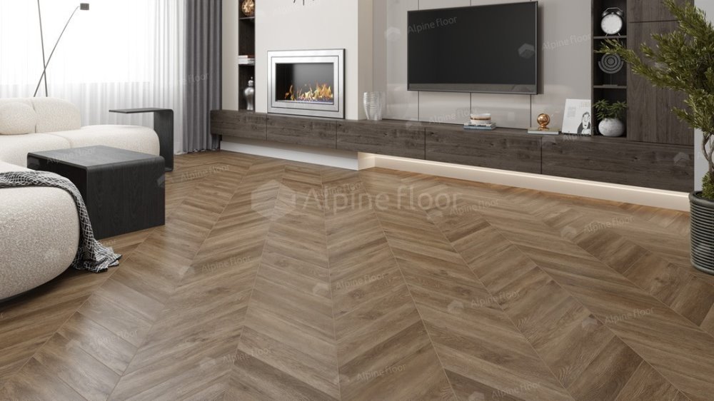 LVT плитка "Alpine Floor" Макадамия (555*127*2,5 мм) — купить в Великом Новгороде