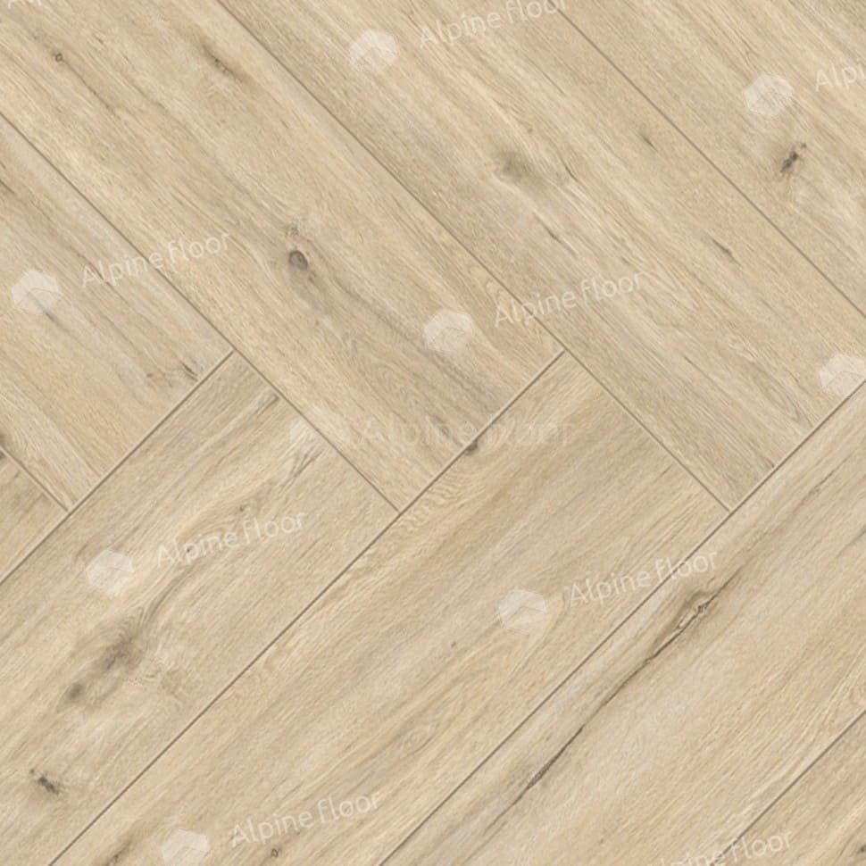 Ламинат "Alpine Floor" Herringbone Дуб Лион (606*101*8 мм) — купить в Великом Новгороде