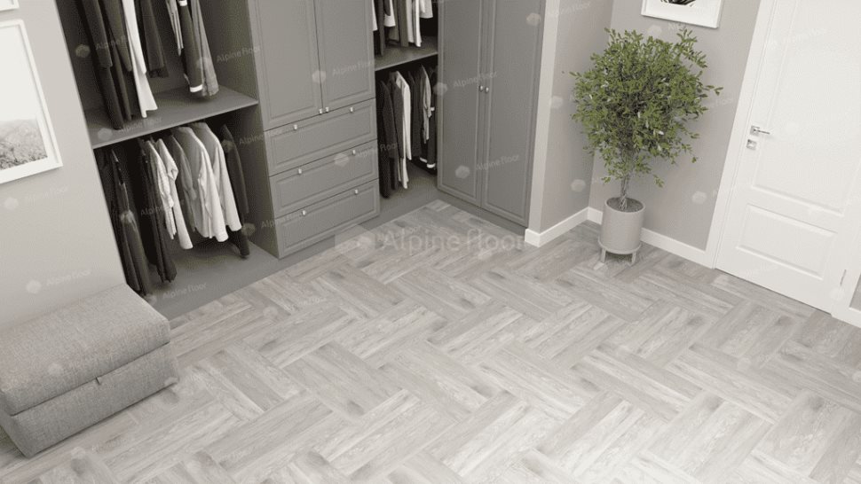 Виниловый ламинат "Alpine Floor" Parquet Light Дуб Полис (600*125*4 мм) — купить в Великом Новгороде