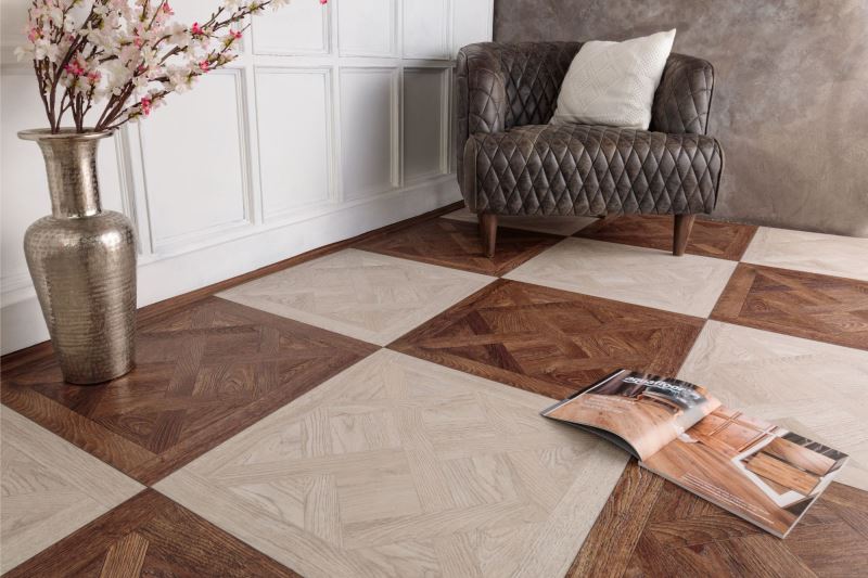 Замковая ПВХ плитка "Aquafloor" AF7001VS (600*600*7 мм) — купить в Великом Новгороде