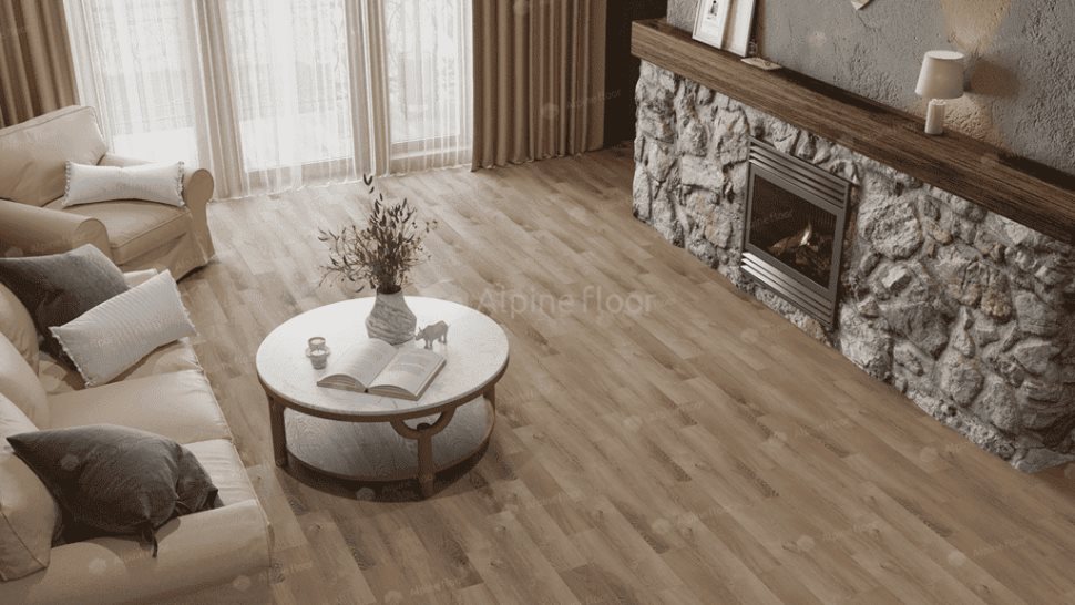 Виниловый ламинат "Alpine Floor" Parquet Light Дуб Синистра (600*125*4 мм) — купить в Великом Новгороде
