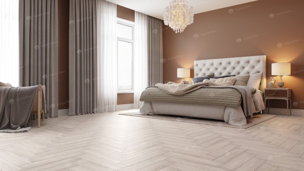 Виниловая плитка "Alpine Floor" Parquet LVT Голубой Лес (590*118*2,5 мм) — купить в Великом Новгороде
