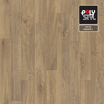 Линолеум бытовой "Polystyl" Taifun Честер 1 (3м) — фото и характеристики